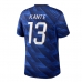 Frankrike Kante #13 Hemma matchtröja VM 2026 Kortärmad Billigt Frankrike Kante #13 Hemma matchtröja VM 2026 Kortärmad Billigt